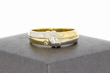 Diamant Ring 14 Karat Gold - 18,9 mm