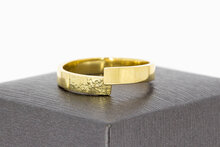 Geschwungene Ring aus 14 Karat Gold - 19,8 mm