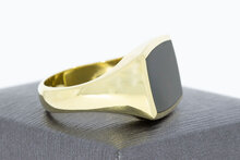 Heliotrop Siegelring 14 Karat - 20,4 mm