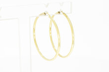 14 Karat Gold Ohrringe Damen - 4,1 cm