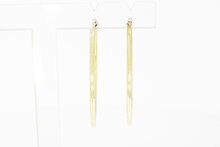 14 Karat Gold Ohrringe Damen - 4,1 cm