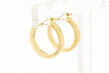 18 Karat Gelbgoldene Creolen - 1,8 cm