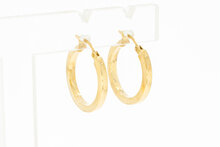 18 Karat Gelbgoldene Creolen - 1,8 cm