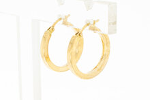 18 Karat Gelbgoldene Creolen - 1,8 cm