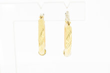 750 Tricolor Goldene Kreolen - 2,1 cm