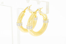 Damen Gold Creolen 14 Karat - 2,3 cm