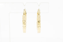 14 Karat Gelbgold Ohrringe - 2,1 cm