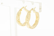 14 Karat Gelbgold Ohrringe - 2,1 cm
