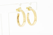 Damen Ohrringe 585 Gelbgold - 2,2 cm