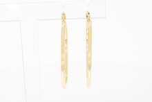 Damen 585 Ohrringe Gelbgold - 4 cm