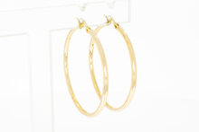 Damen 585 Ohrringe Gelbgold - 4 cm