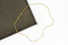 18 Karat Gelb Goldene Kette - 46 cm