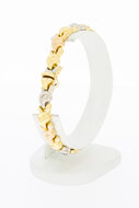 18 Karat Tricolor Gold Armband - 19,9 cm
