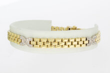 14 kt Goldarmband im Rolex-Stil - 19,8 cm