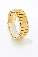 Breites Armband 18 Karat Gold - 19,4 cm