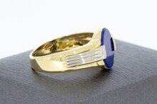 Lapislazuli Ring 750 Gold - 21,3 mm