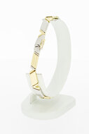 14 Karat Bicolor Gold Armband - 21,2 cm