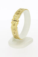 14 Karat geflochtenes Goldarmband - 17,6 cm