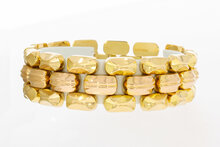Breites Gold Armband 18 Karat - 19,2 cm