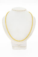 18 Karat Kordel Goldkette - 51,1 cm
