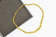 14 Karat Gold Kordel Collier - 43,3 cm