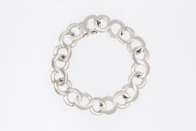 14 Karat Wei&szlig;goldenes Armband - 19,5 cm