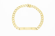 585 Gelbgold Namensarmband - 24,5 cm
