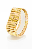 750 Gold breites Armband - 20,6 cm