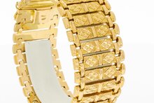 Breites 18 Karat Barren Armband - 18,8 cm