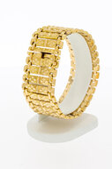 Breites 18 Karat Barren Armband - 18,8 cm