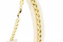 Panzer-Armband 14 Karat Gold - 24,8 cm