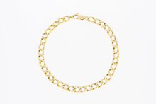 Panzer-Armband 14 Karat Gold - 24,8 cm