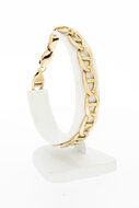 14 Karat Gold Falkenauge Armband - 21,5 cm