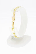 Figaro Gold Armband 14 Karat - 18,8 cm