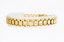 14 Karat Gold Gliederarmband - 20,5 cm