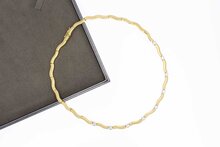 14 Karat Goldbarren Damen Kette - 41,4 cm