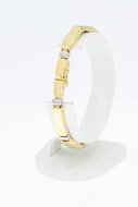 14 Karat Gold Barrenarmband - 19,3 cm