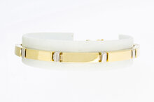 14 Karat Gold Barrenarmband - 19,3 cm