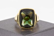 Turmalin Ring 585 Gelbgold - 20,5 mm