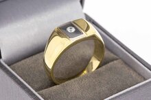 14 Karat Herren Gold Ring - 19,6 mm