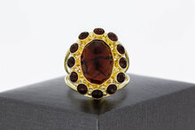 Vintage Granat Ring 585 Gold - 18,2 mm