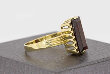 14 Karat Goldring Granat - 19,1 mm