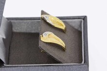 585 Damen Ohrstecker mit Diamant - 1,7 cm