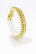14 Karat geflochtenes Armband - 19,9 cm