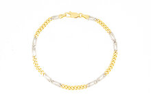 750 Gold Panzer Armband - 19,2 cm