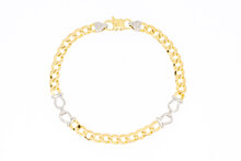 18 Karat Gold K&ouml;nigsarmband - 18,9 cm