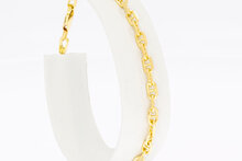 18 Karat Gelbgold Anker Armband - 18,4 cm