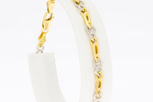 18 Karat Falkenaugen Armband - 19,7 cm