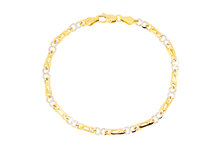 18 Karat Falkenaugen Armband - 19,7 cm