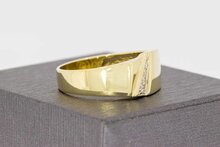 Diamant Ring Herren 585 Gold - 20,2 mm